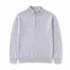 Coastal Knit Pullover Light Gray – Product Photo
