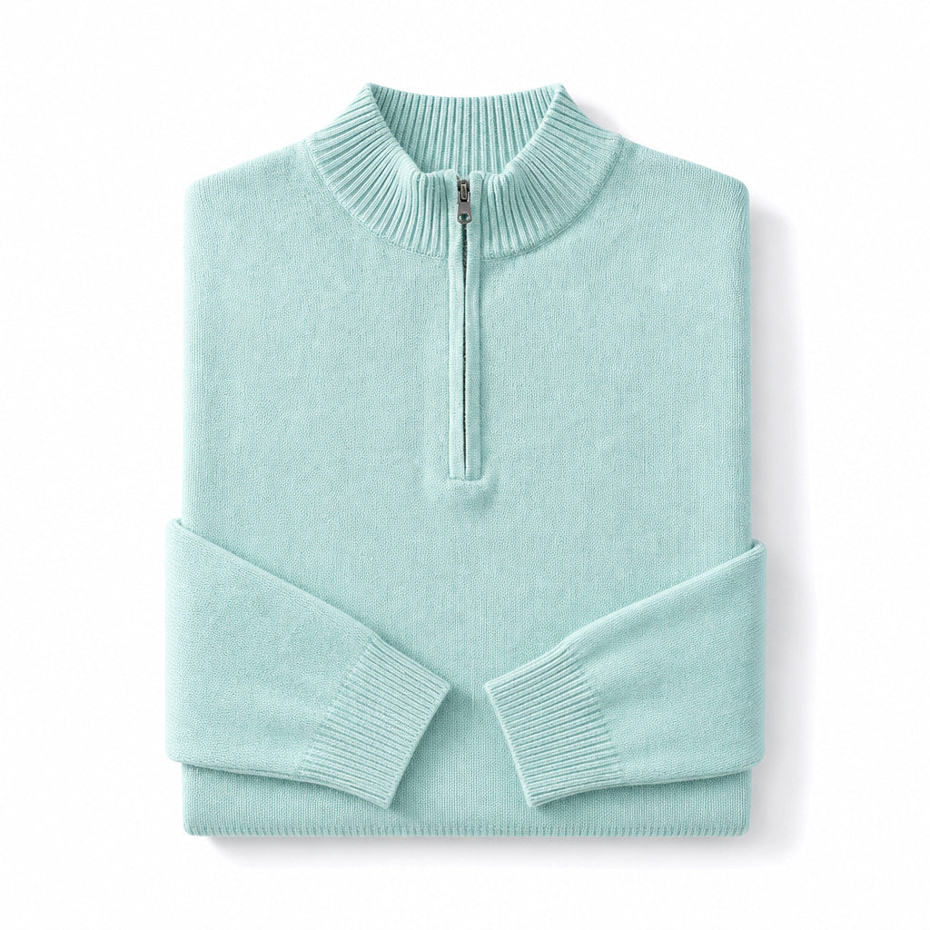 Coastal Knit Pullover Mint – Product Photo