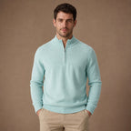 Coastal Knit Pullover in Mint – Tarlano Premium Menswear