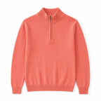 Coastal Knit Pullover Salmon – Product Photo
