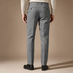 Dress Pants Plaid Black Black – Full Look