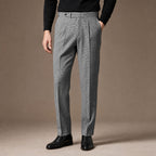 Dress Pants Plaid Black in Black – Tarlano Premium Menswear