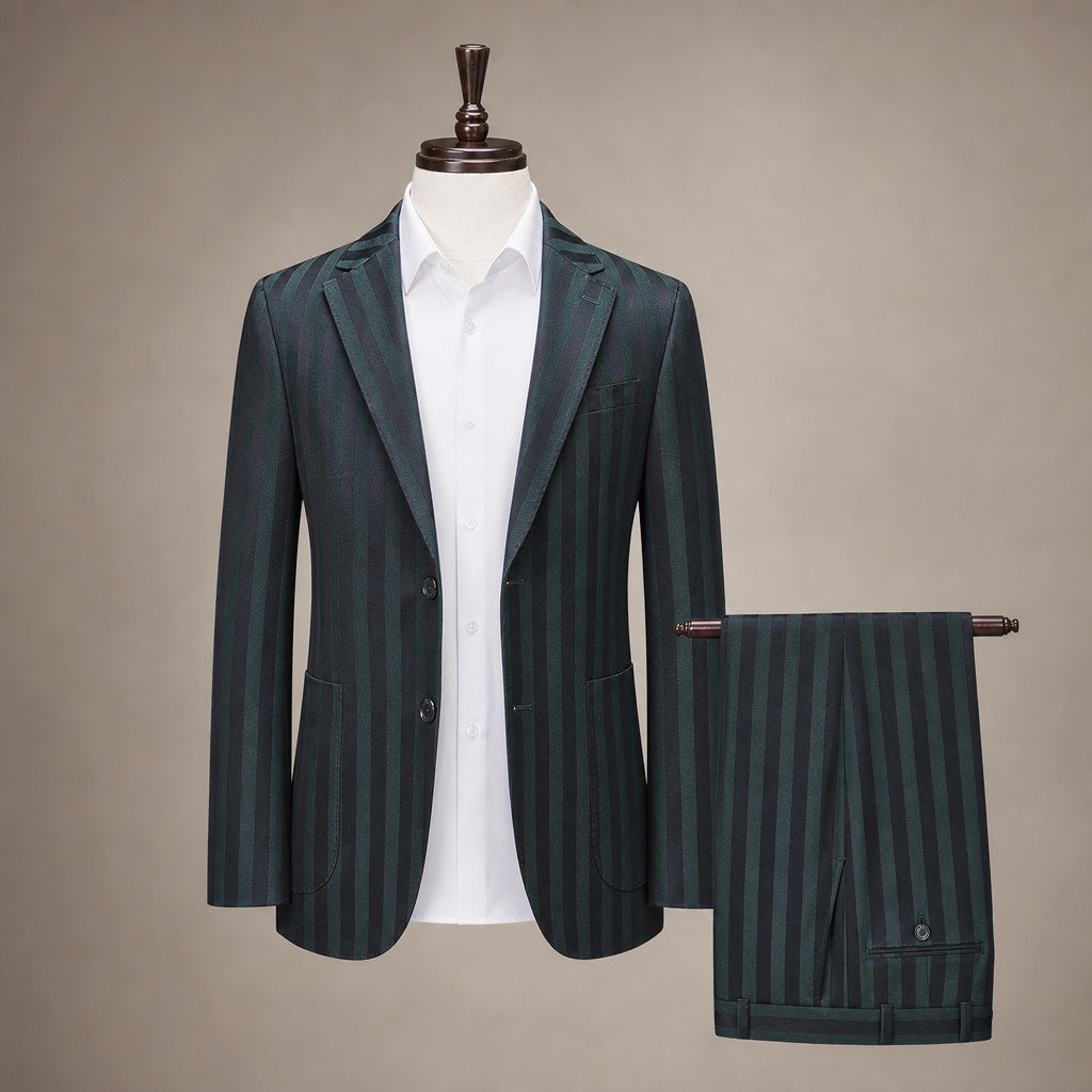 Three Piece Suit Green Green – Product Photo