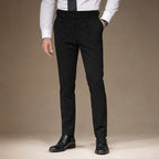 Dress Pants Striped Slim Fit Black – Product Photo