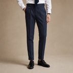 Dress Pants Striped Slim Fit Navy – Product Photo