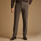 Plaid Trouser Slim Fit Brown – Product Photo