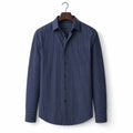 Cotton Striped Shirt Shop Navy – Product Photo