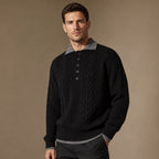 Dartmouth Duo-Knit Black – Side Angle View