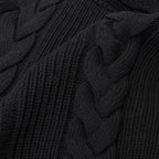 Dartmouth Duo-Knit Black – Fabric and Detail Close-Up