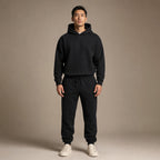 Hoodie and Jogger Set Two Piece in Black – Tarlano Premium Menswear
