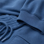 Hoodie and Jogger Set Two Piece Blue – Fabric and Detail Close-Up