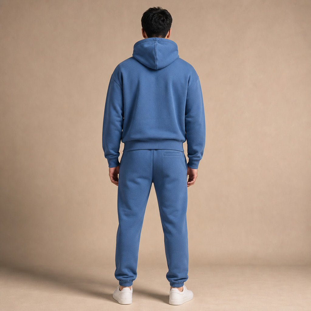 Hoodie and Jogger Set Two Piece Blue – Full Look