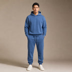 Hoodie and Jogger Set Two Piece in Blue – Tarlano Premium Menswear