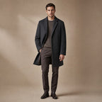 Ellington Wool Coat in Charcoal – Tarlano Premium Menswear