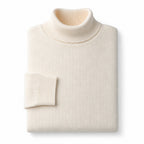 Ellis Merino Turtleneck White – Product Photo