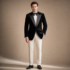 Blazer Half Lined Tailored Fit Black – Full Look