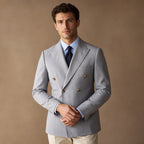 Blazer Half Lined Tailored Fit Grey – Product Photo