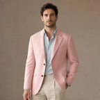 Blazer Half Lined Tailored Fit Light Pink – Product Photo