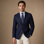 Blazer Half Lined Tailored Fit in Navy – Tarlano Premium Menswear