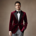 Blazer Half Lined Tailored Fit Red – Product Photo