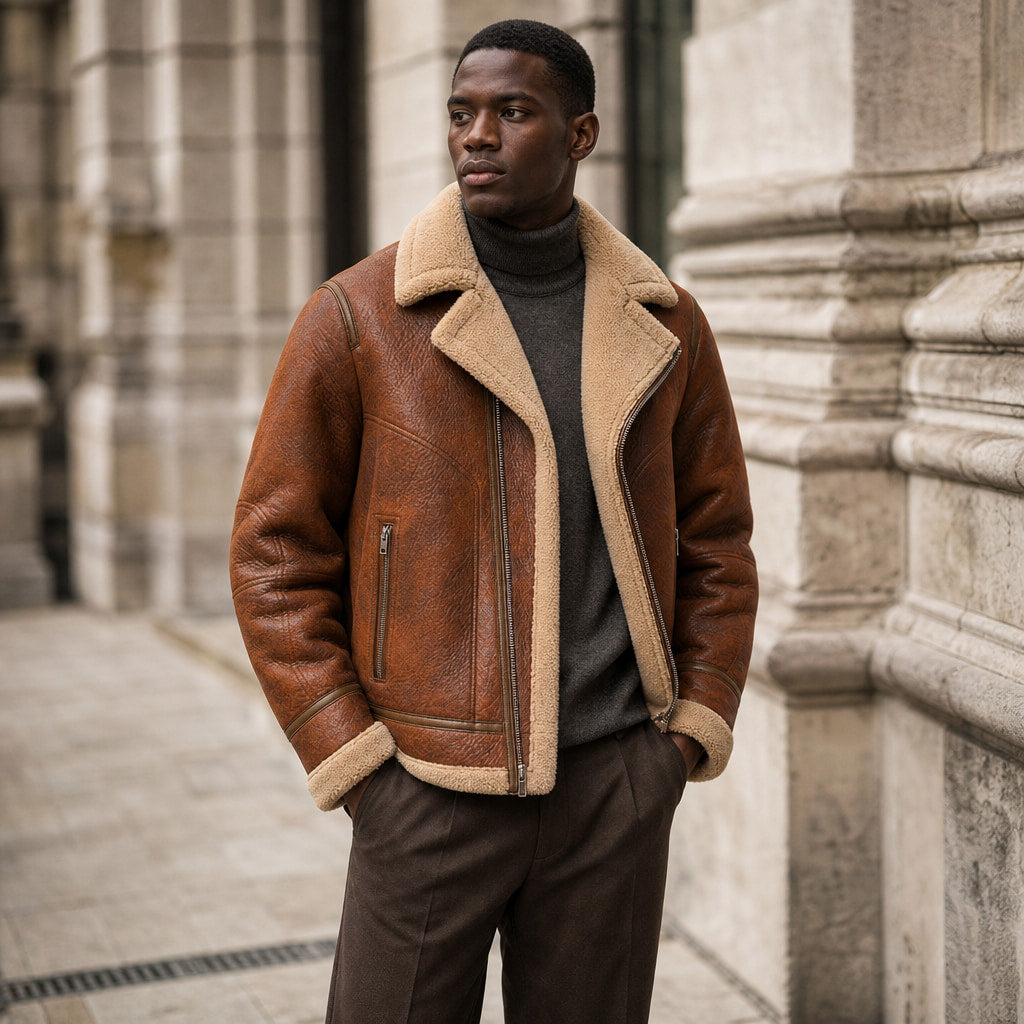 Frontier Aviator Jacket – Styled Editorial Shot