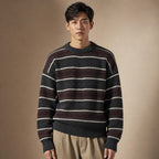 Halden Crewneck in Dark Gray – Tarlano Premium Menswear