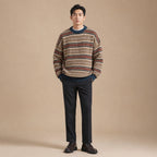 Halden Crewneck Khaki – Full Look