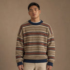 Halden Crewneck in Khaki – Tarlano Premium Menswear