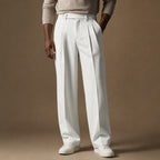 Dress Pants Pleated Front Modern Fit in Ivory – Tarlano Premium Menswear