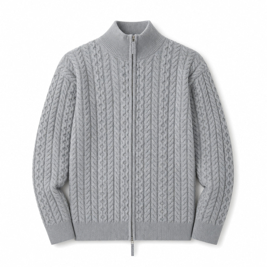 Harbor Knit Cardigan Gray – Product Photo