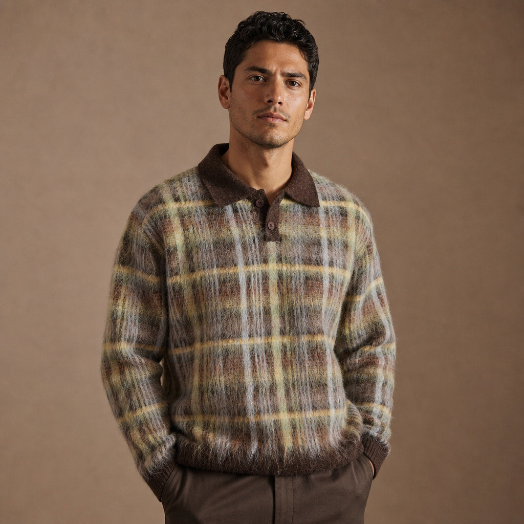 Highlands Heirloom Polo Multicolor | Brown – Product Photo