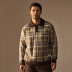 Highlands Heirloom Polo in Multicolor | Brown – Tarlano Premium Menswear