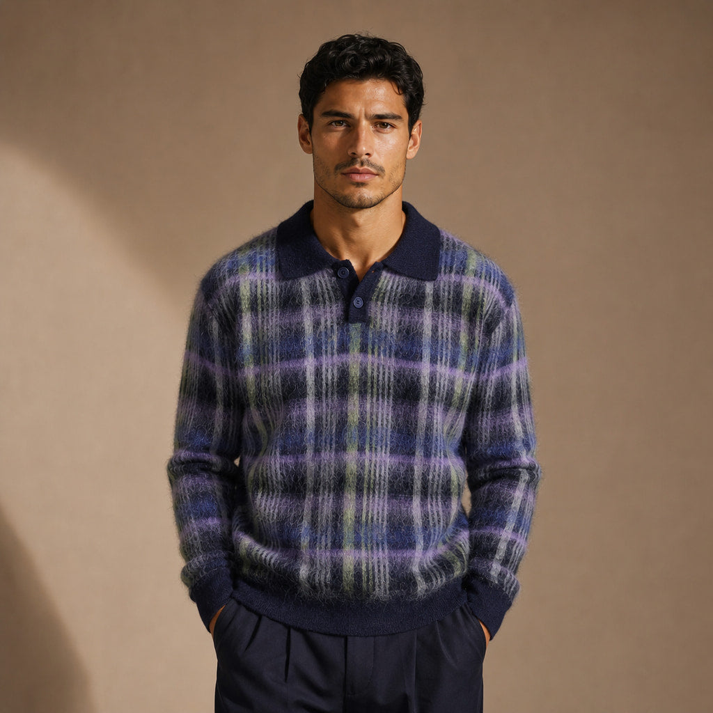 Highlands Heirloom Polo Multicolor | Lavender – Product Photo