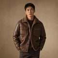 Hudson Fleece-Lined Jacket Brown – Product Photo