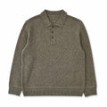 Kelby Knit Polo Olive – Product Photo