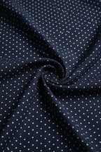 Lancor | Polka Dot Suit Navy – Product Photo