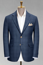 Lanmor | Check Blazer Notch Lapel – Styled Editorial Shot
