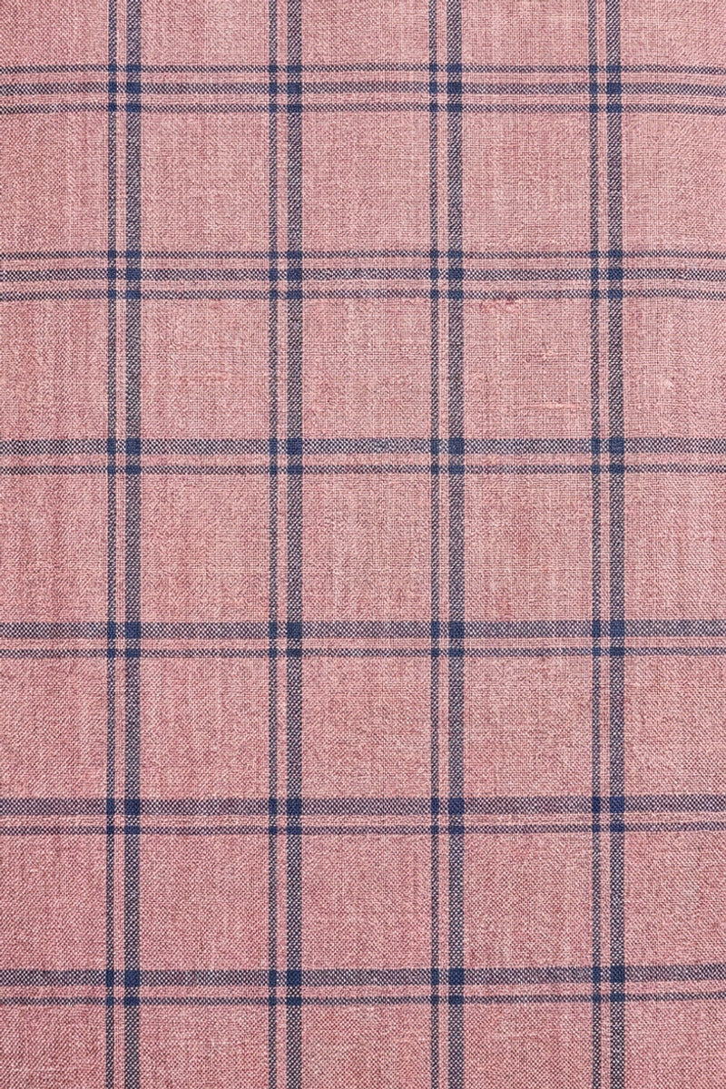 Larsen | Windowpane Plaid Blazer Pink – Styled Editorial Shot