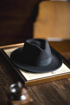 Lorvan | Fedora Hat Wool Blend Wide Brim – Product Photo