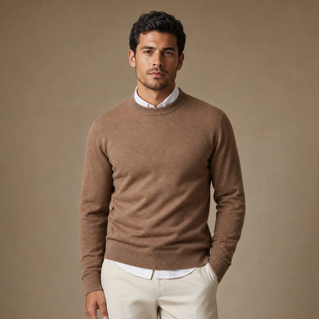 Marchetti Knit Crewneck in Black – Tarlano Premium Menswear