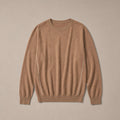 Marchetti Knit Crewneck Camel – Product Photo