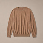 Marchetti Knit Crewneck Camel – Product Photo