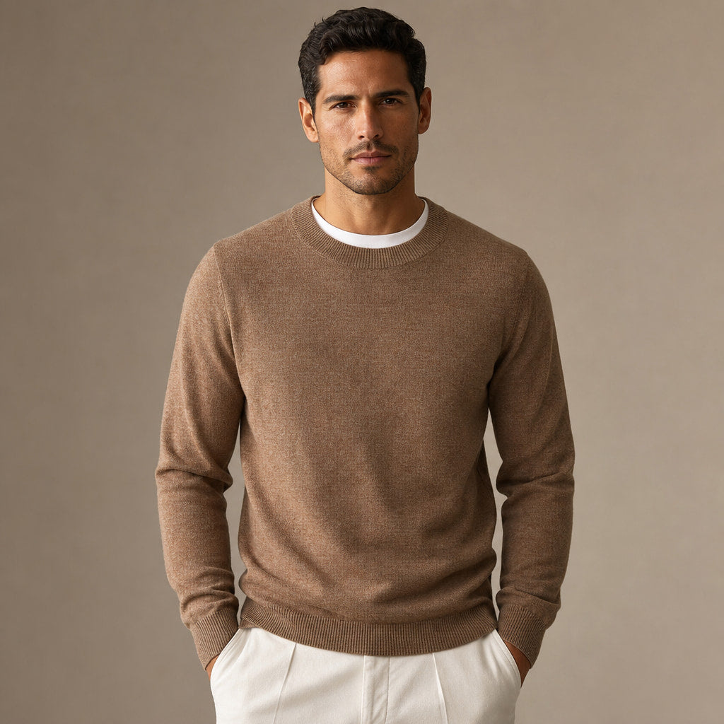 Marchetti Knit Crewneck in Olive – Tarlano Premium Menswear