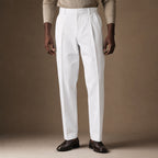Dress Pants Pleated Front Regular Fit in White – Tarlano Premium Menswear