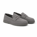 Men's Slip-On Loafers Lightweight Summer Shoe Gray – Product Photo