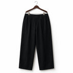 Mens Trouser Linen Cotton Relaxed Fit Summer Pants Black – Product Photo