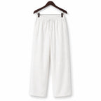 Mens Trouser Linen Cotton Relaxed Fit Summer Pants White – Product Photo