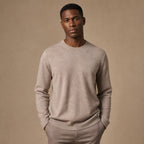 Merano Wool-Cashmere Crewneck Hemp – Product Photo