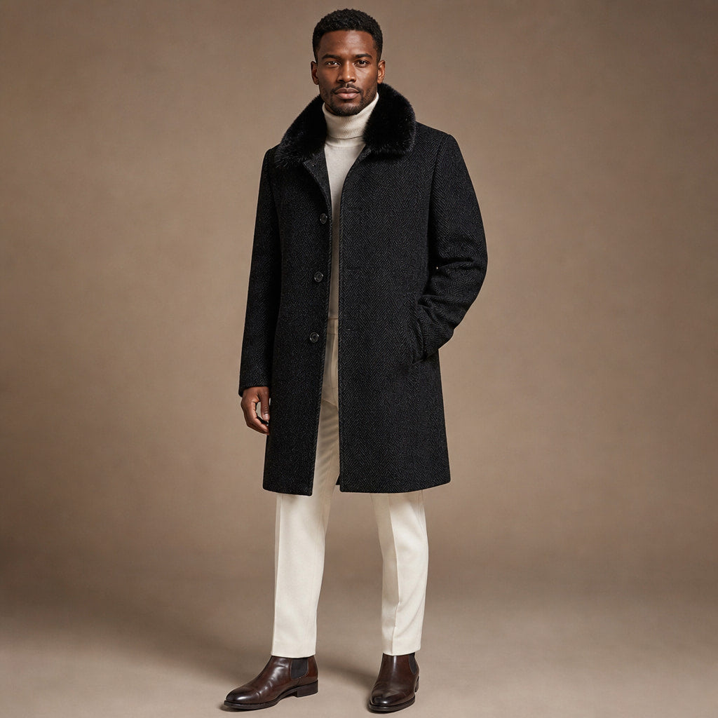 Montrose Overcoat – Side Angle View