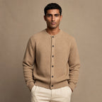 Polignano Wool Cardigan in Camel – Tarlano Premium Menswear